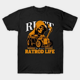 Rust In Peace RatRod Life T-Shirt